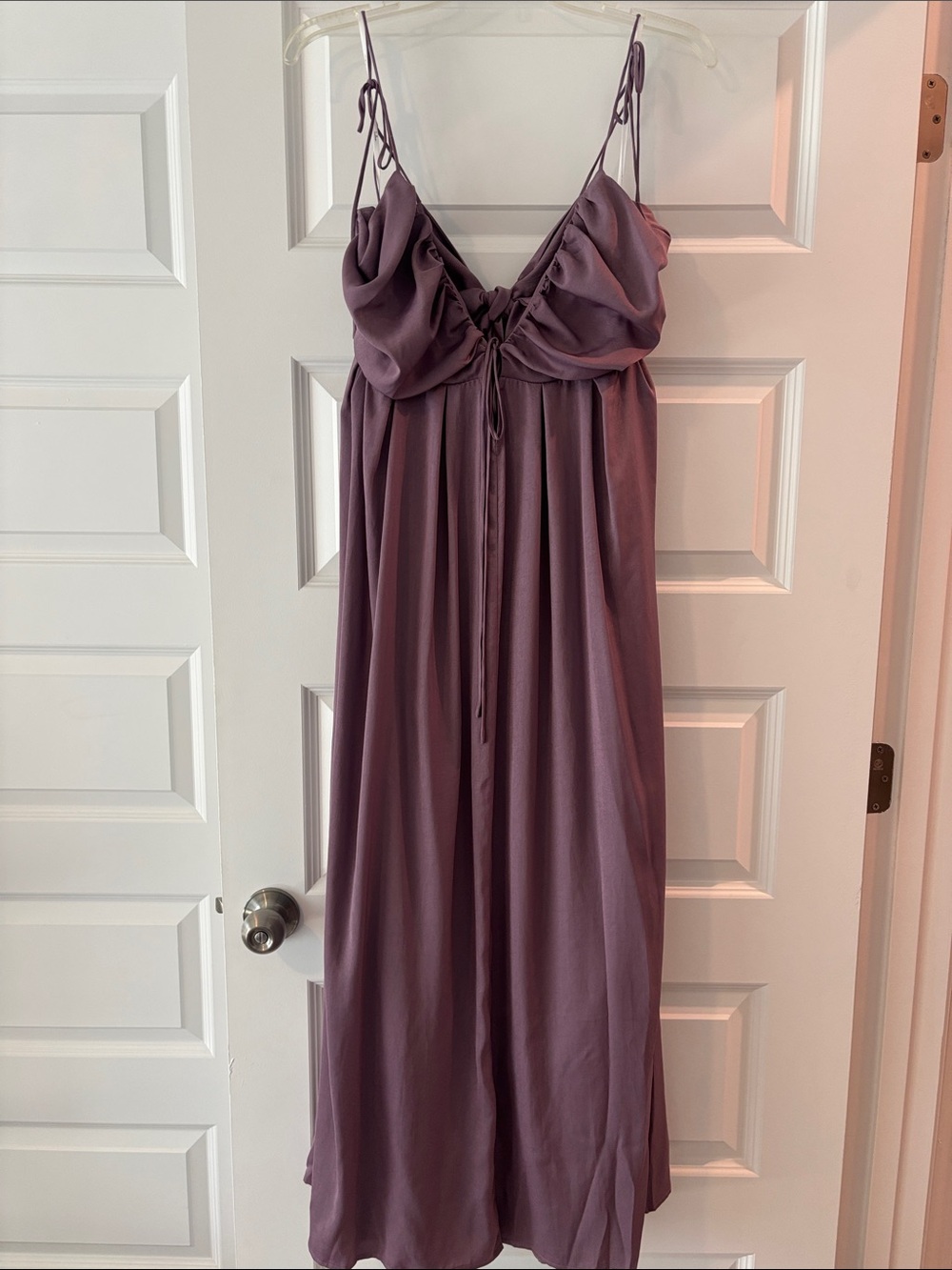Lulu's Dusty Mauve Spaghetti-Strap Maxi Dress